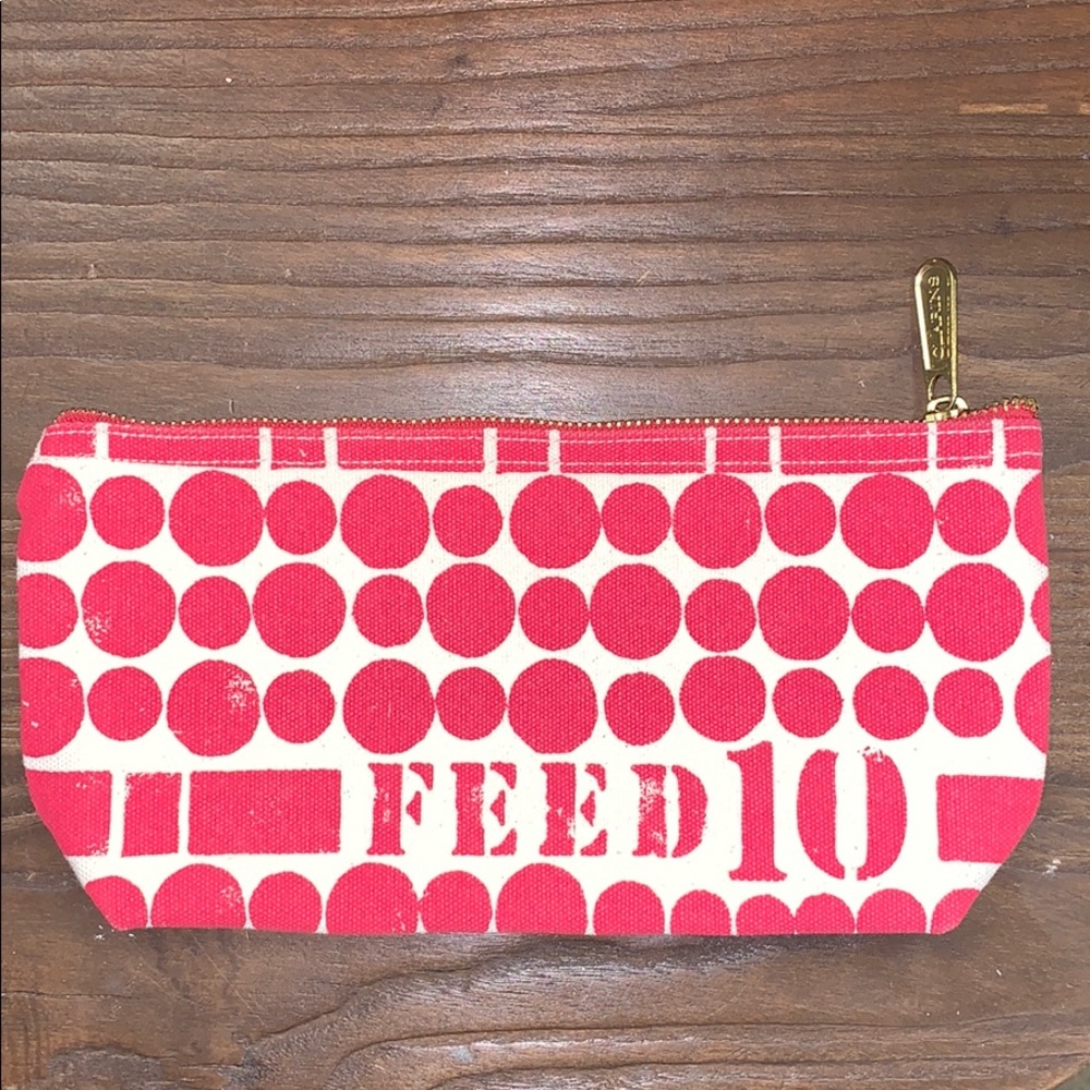 Clarins feed makeup bag